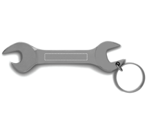 bottle opener in wrench shape